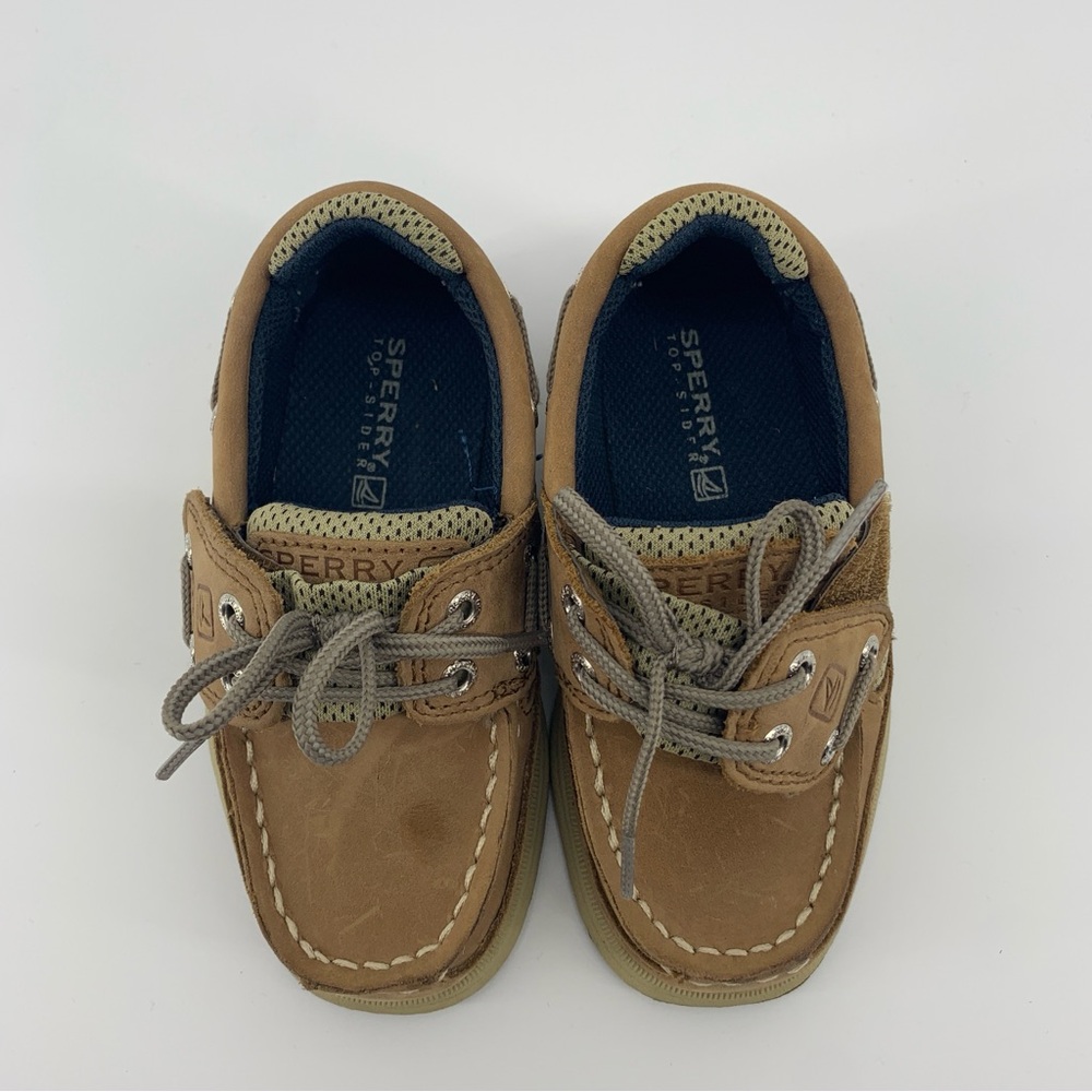 Sperry Kids Tan Moccasins
